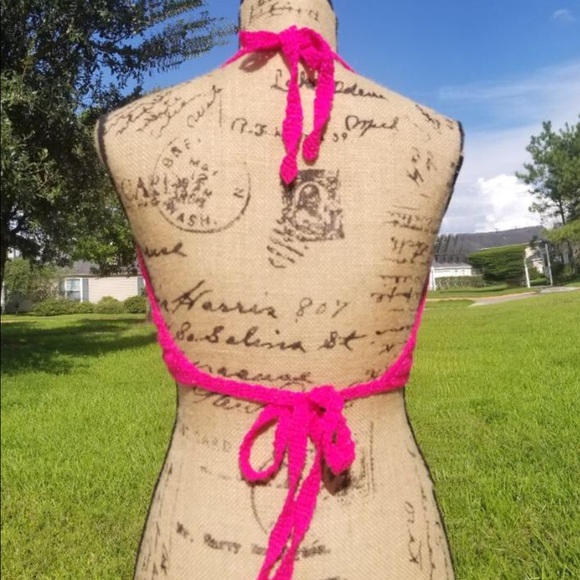 🌺🦋  HANDMADE  CROCHET  TOP - Picture 2 of 2